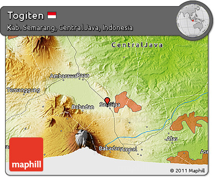 Physical 3D Map of Togiten