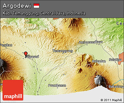 Physical 3D Map of Argodewi