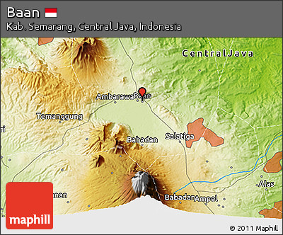 Physical 3D Map of Baan