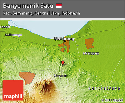 Physical 3D Map of Banyumanik Satu