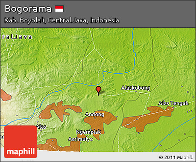 Physical 3D Map of Bogorama