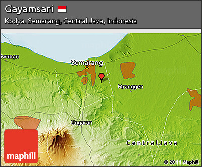 Physical 3D Map of Gayamsari
