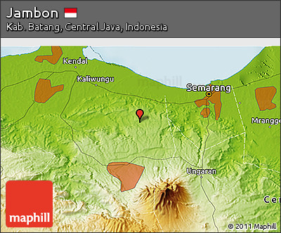 Physical 3D Map of Jambon
