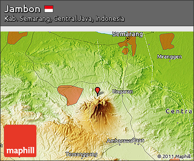 Physical 3D Map of Jambon