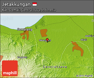 Physical 3D Map of Jetakkungan