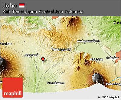 Physical 3D Map of Joho