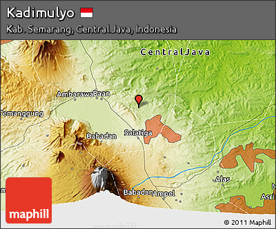 Physical 3D Map of Kadimulyo