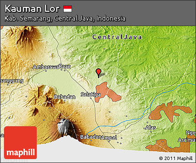 Physical 3D Map of Kauman Lor