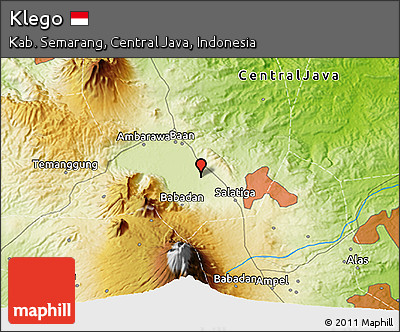 Physical 3D Map of Klego