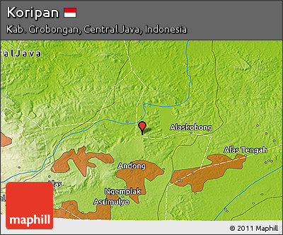 Physical 3D Map of Koripan