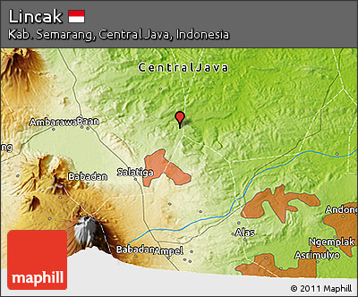 Physical 3D Map of Lincak
