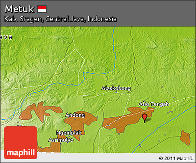 Physical 3D Map of Metuk