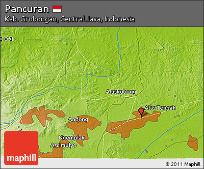 Physical 3D Map of Pancuran