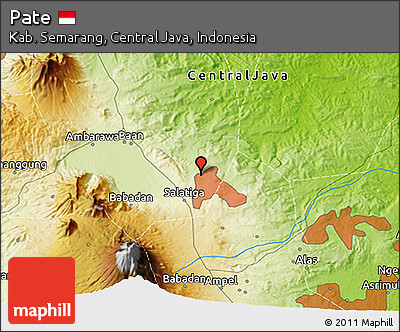 Physical 3D Map of Pate