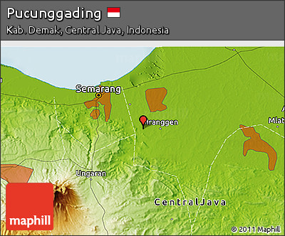Physical 3D Map of Pucunggading