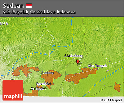 Physical 3D Map of Sadean