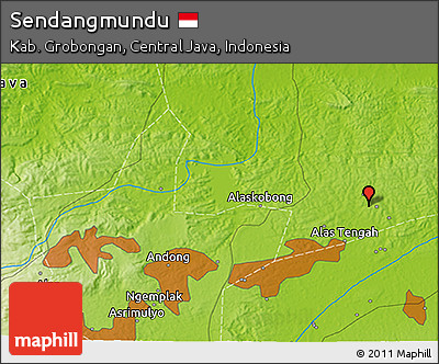 Physical 3D Map of Sendangmundu