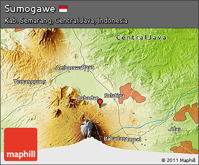 Physical 3D Map of Sumogawe