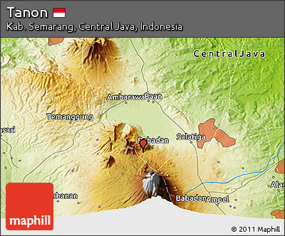 Physical 3D Map of Tanon
