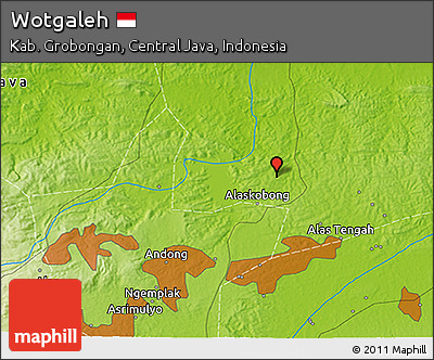 Physical 3D Map of Wotgaleh