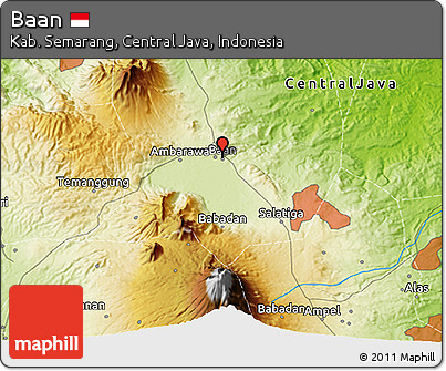 Physical 3D Map of Baan