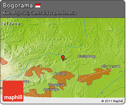 Physical 3D Map of Bogorama