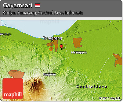 Physical 3D Map of Gayamsari