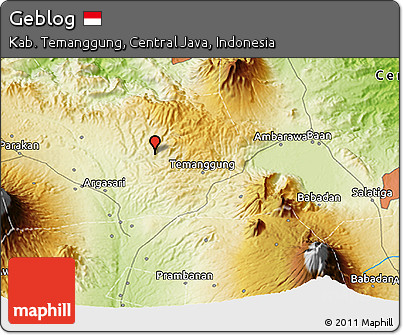 Physical 3D Map of Geblog