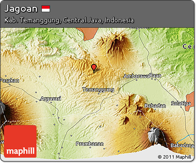 Physical 3D Map of Jagoan