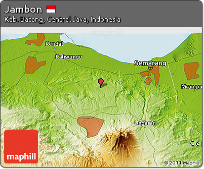 Physical 3D Map of Jambon