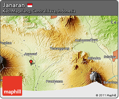 Physical 3D Map of Janaran