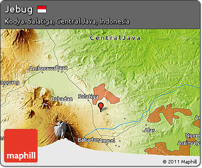 Physical 3D Map of Jebug