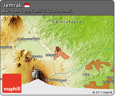 Physical 3D Map of Jemrak