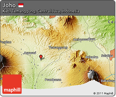 Physical 3D Map of Joho