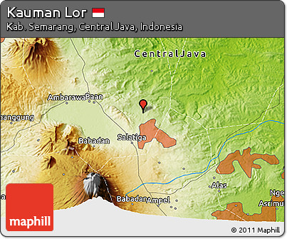 Physical 3D Map of Kauman Lor
