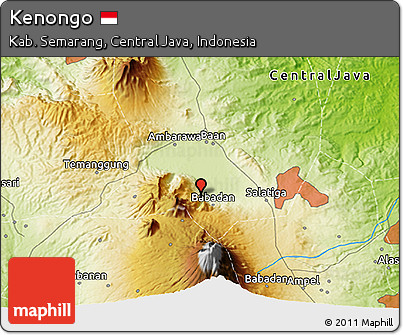 Physical 3D Map of Kenongo