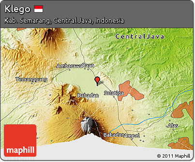 Physical 3D Map of Klego