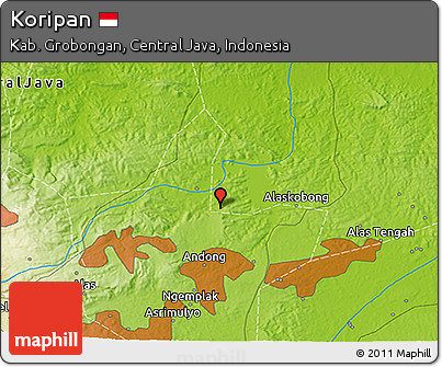 Physical 3D Map of Koripan