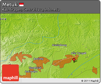 Physical 3D Map of Metuk