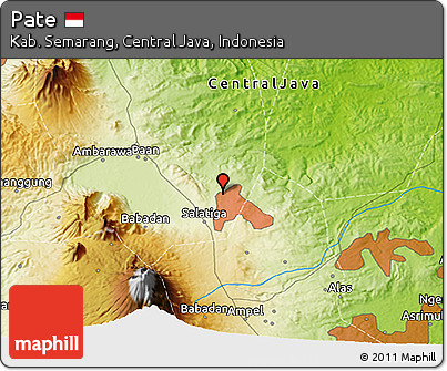 Physical 3D Map of Pate