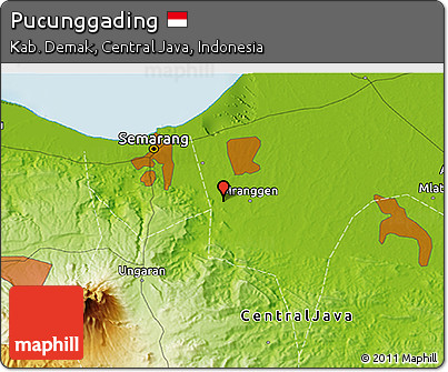 Physical 3D Map of Pucunggading