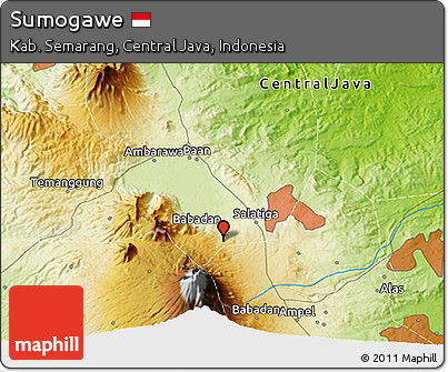 Physical 3D Map of Sumogawe
