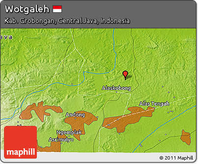 Physical 3D Map of Wotgaleh