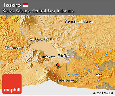 Political 3D Map of Tosoro