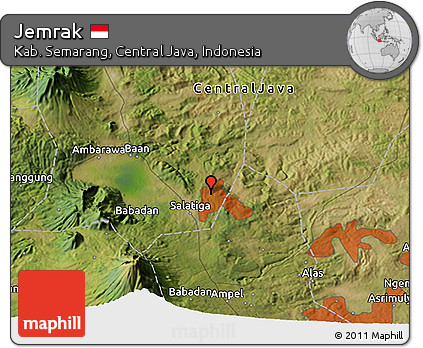 Satellite 3D Map of Jemrak