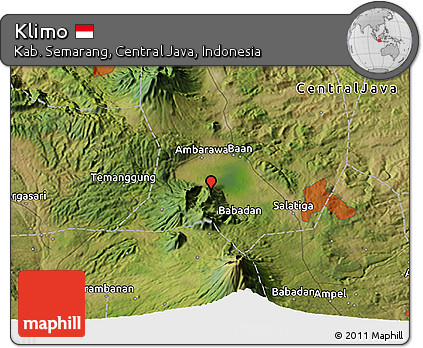 Satellite 3D Map of Klimo