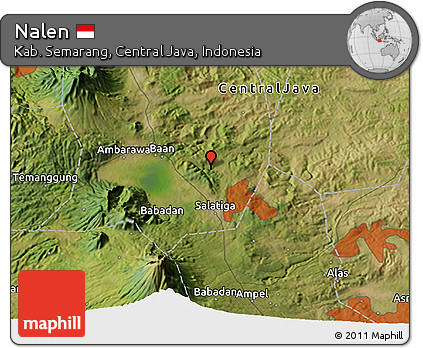 Satellite 3D Map of Nalen