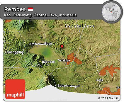 Satellite 3D Map of Rembes