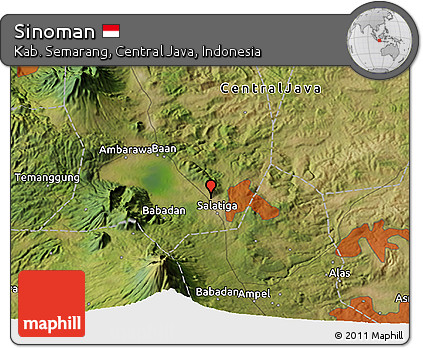 Satellite 3D Map of Sinoman