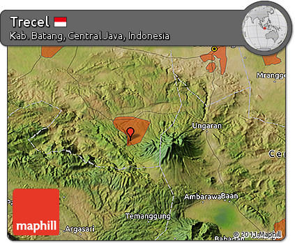Satellite 3D Map of Trecel